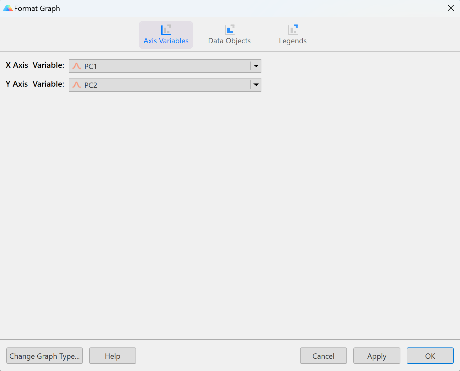 MV FG - Axis Variables